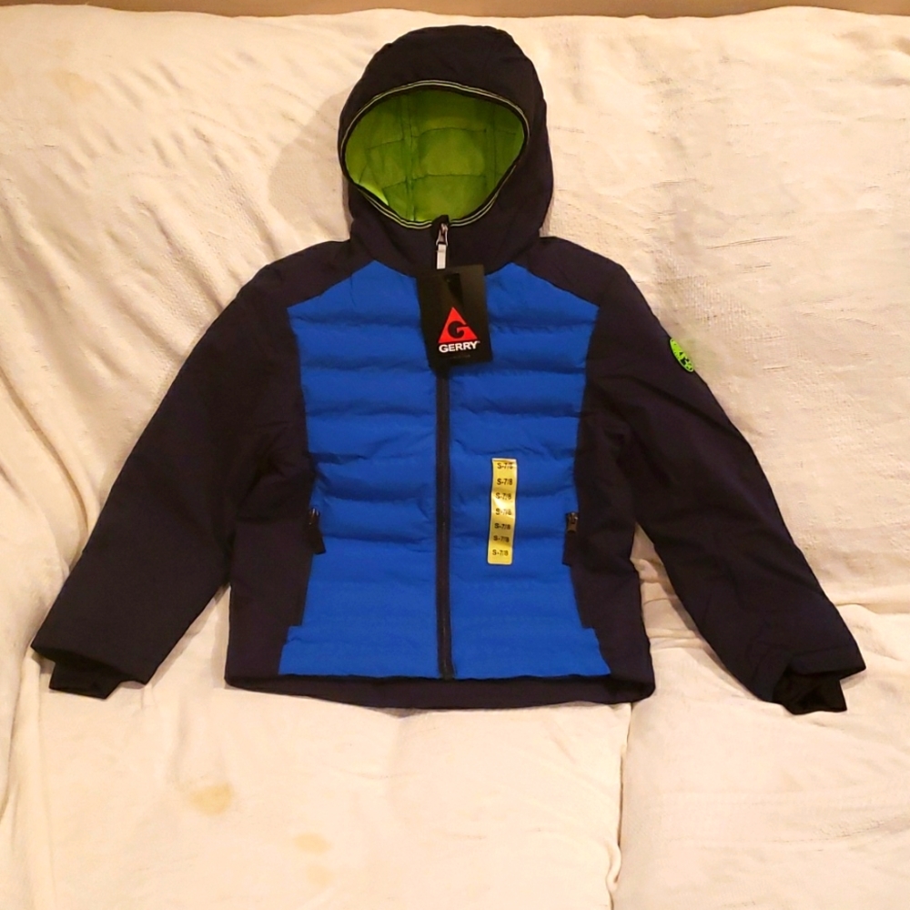Boys Gerry Jacket Size 7/8 Blue in Color